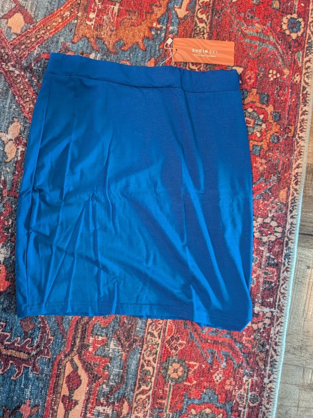 Royal blue pencil skirt